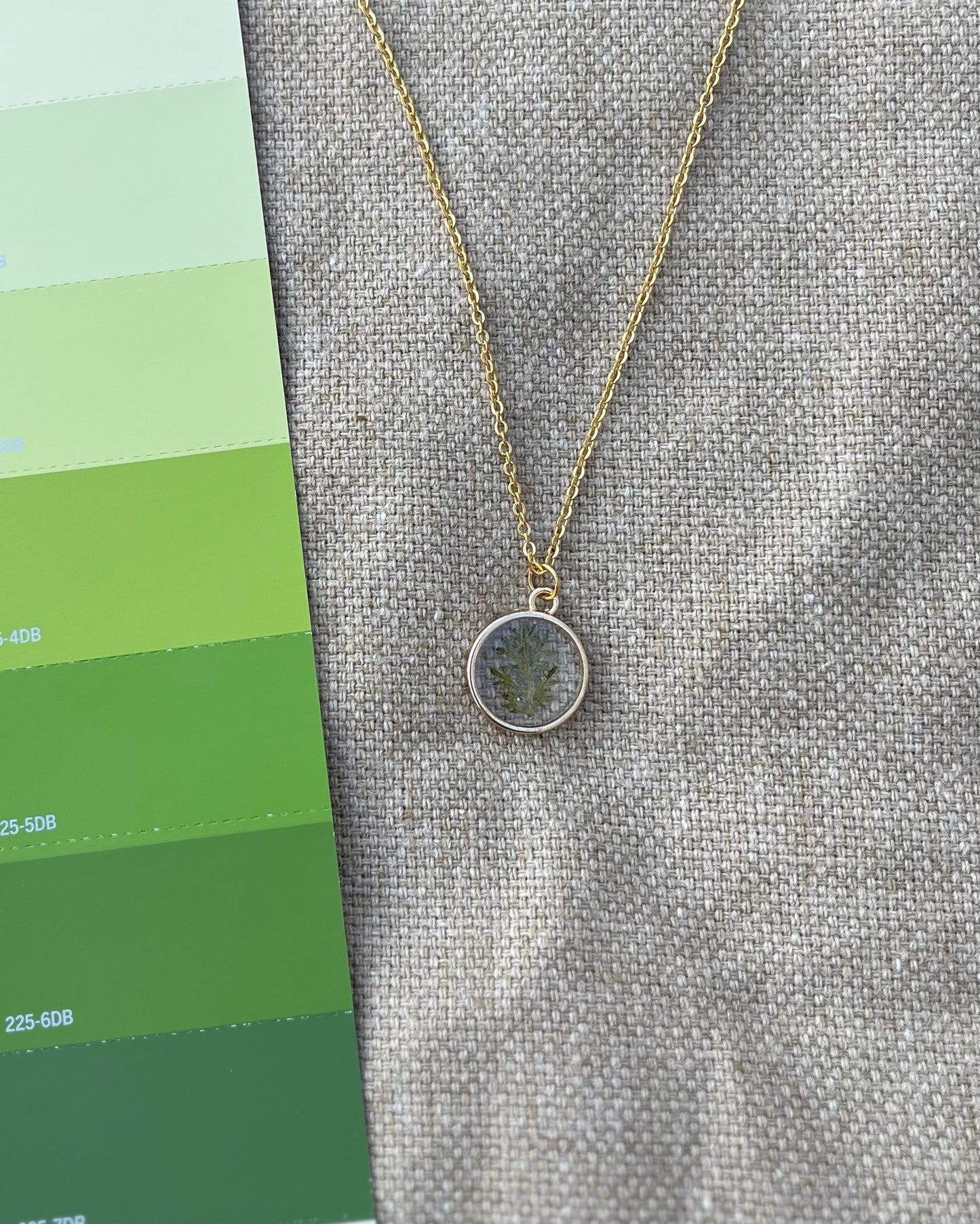 Fall Fern Necklace