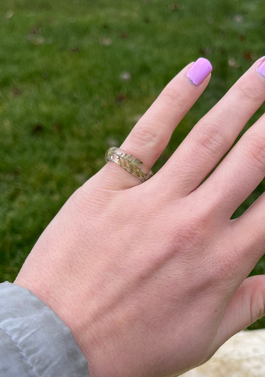 Fern Spray Ring Size 5