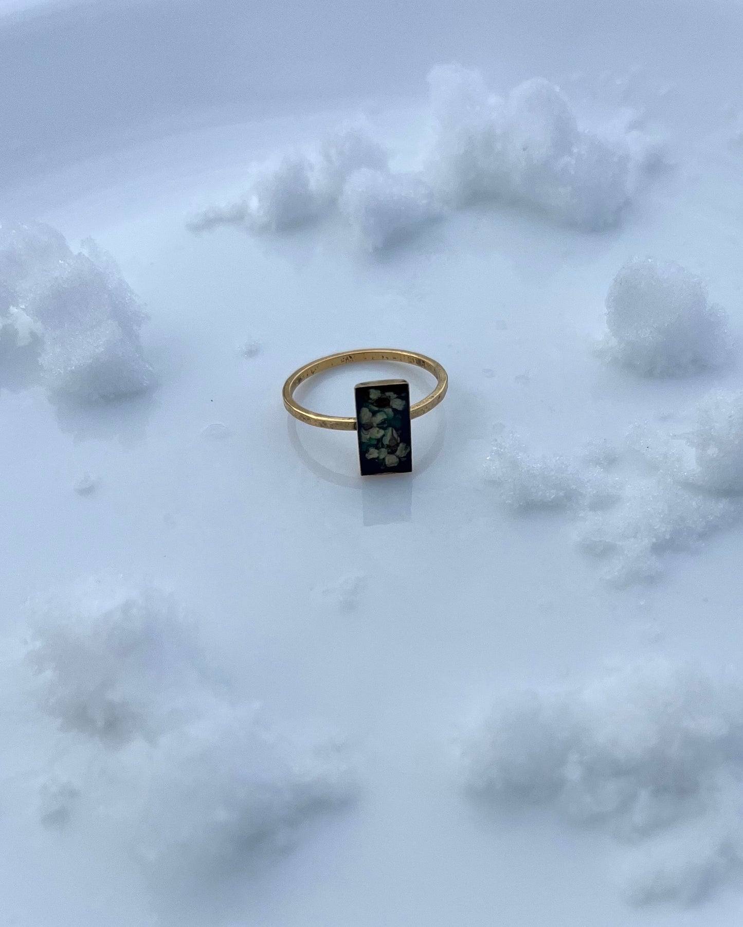Flowers in the Teal Ring