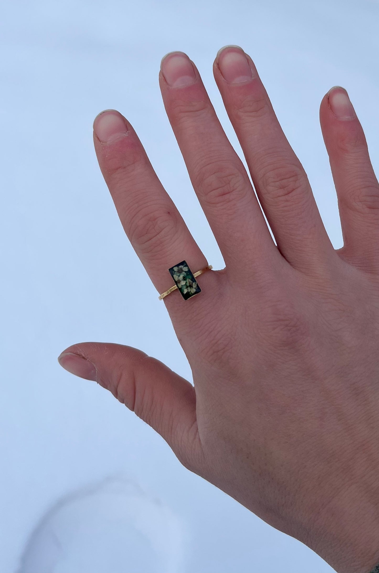 Flowers in the Teal Ring