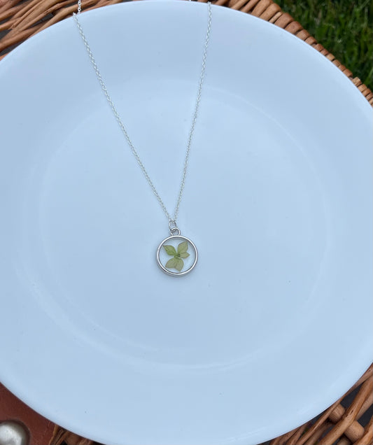 Hydrangea Petal Necklace