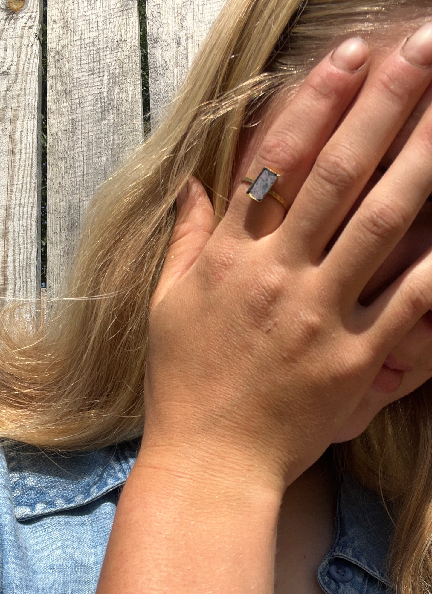 Hydrangea in My Heart Ring