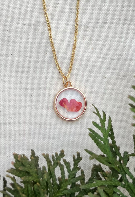 June Rose Necklace in Gold