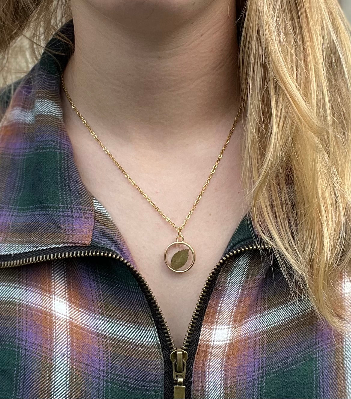 Leaf Me Alone Necklace