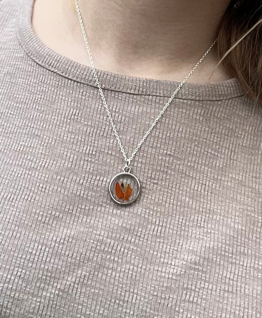 October Cosmos Necklace in Silver