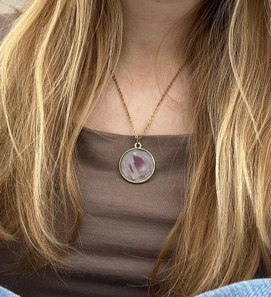 Peaceful Purple Necklace