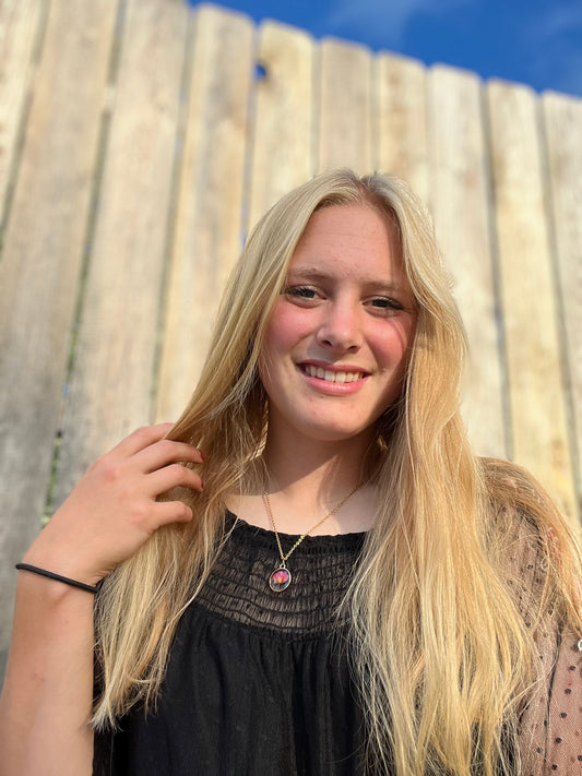 Rustic Rose Necklace