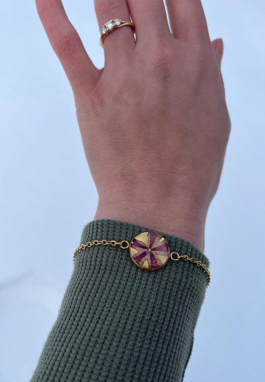 Striped Verbena Bracelet