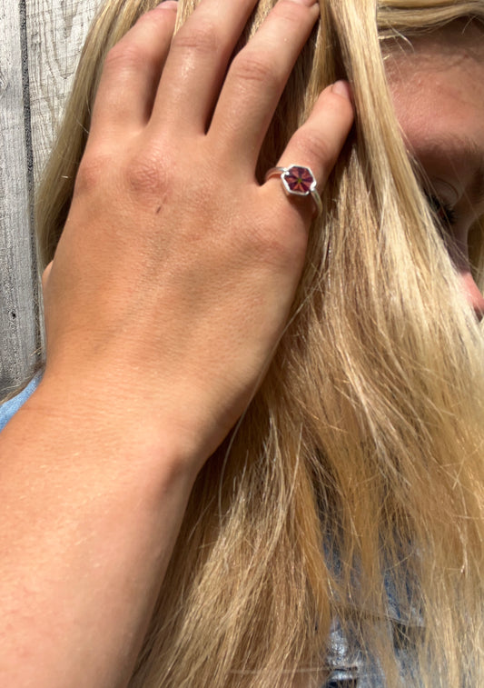 Striped Verbena Ring