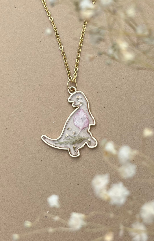 Valentine Dinosaur Necklace