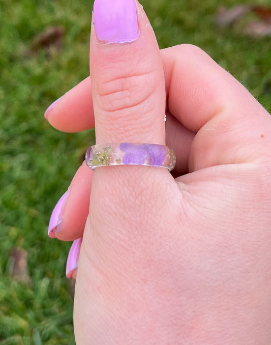 Pretty In Purple Ring Size 9