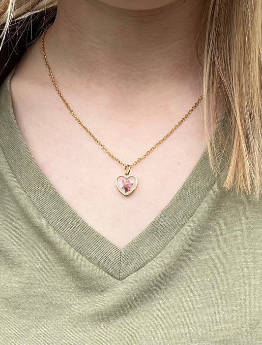 Tiny but Mighty Heart Necklace